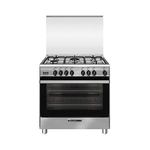 Glemgas Gas Cooker 5 burners 80X60cm GLSE8634GI01AC - Stainless Steel