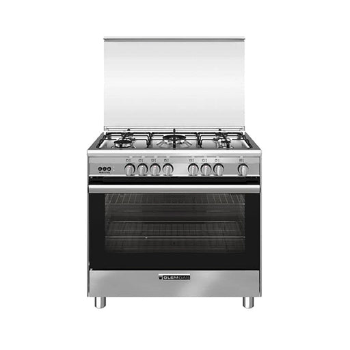 Glemgas Gas Cooker 5 burners 90X60cm GLSB9634RI01CU - Stainless Steel