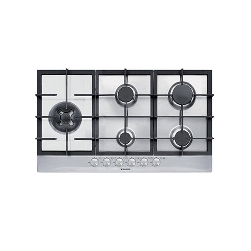 Glemgas 5 Burners Gas Hob 90cm GLGT951HIX - Stainless Steel
