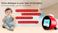 Leedor AI Clock Red - Voice Activated Ai Clock
