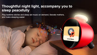 Leedor AI Clock Red - Voice Activated Ai Clock