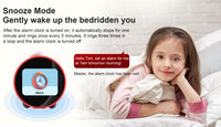 Leedor AI Clock Red - Voice Activated Ai Clock