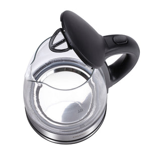 Daewoo 1.7L Glass Kettle 2200W Blue Illumination Jug with Swivel Base & Flip Top Lid