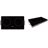 Daewoo 2800W Electric Double Infrared Cooker - Black