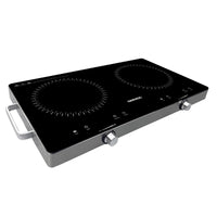 Daewoo 2800W Electric Double Infrared Cooker - Black