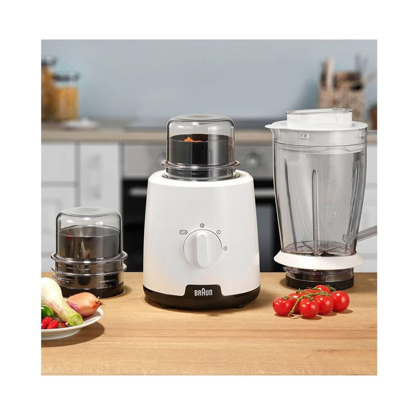 Braun Blender Plastic Jar 500W with 2 Mill ? Efficient & Reliable Blender