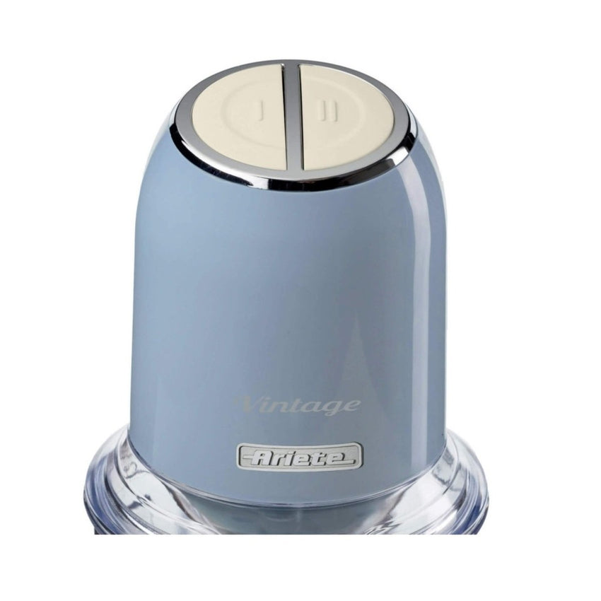 Ariete Vintage Chopper 400W 600ml Blue Stylish & Efficient Chopping Solution