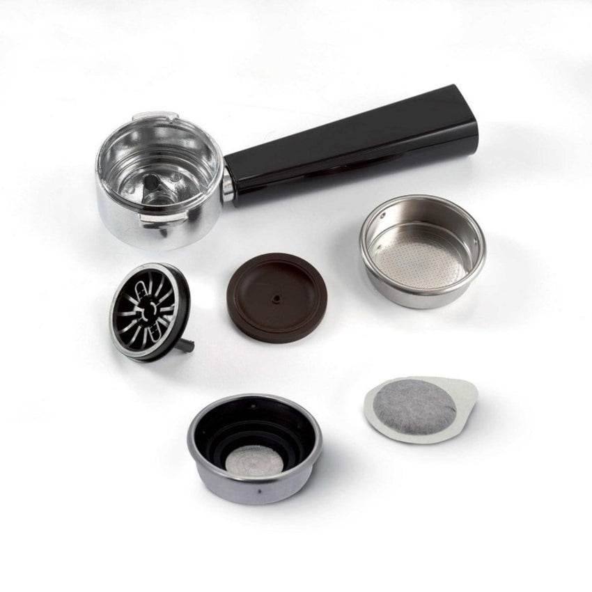 Ariete Coffee Machine 850W 15 Bar Black Stylish Espresso Maker with Powerful Brewing