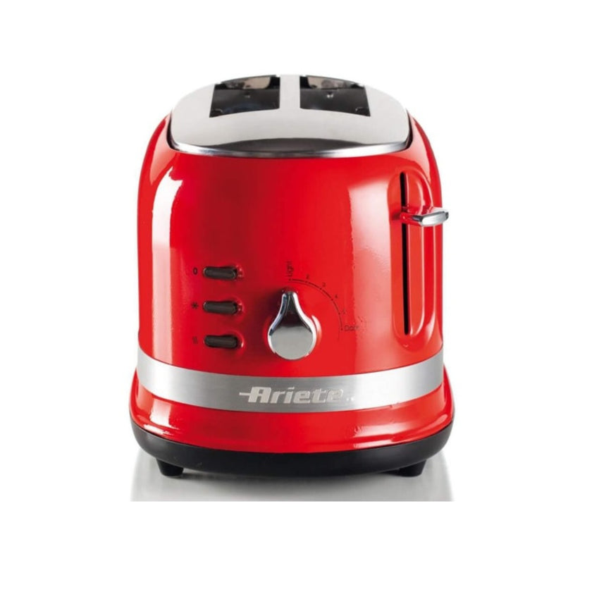 Ariete MOD1491 2-Slice Toaster | Retro Design, Red Finish