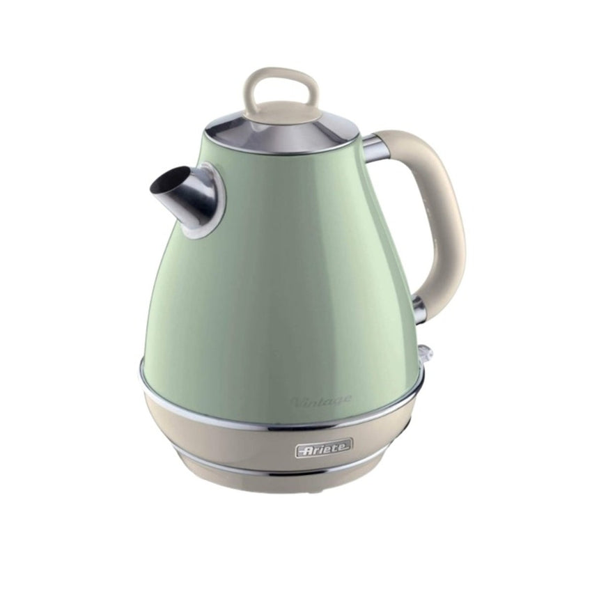 Ariete Vintage Kettle 2000W 1.7L Green Retro Design with Modern Efficiency
