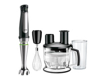 Hand Blender 1000W 600ml Beaker with FP Bowl 1500ml & Whisk ? Versatile Hand Blender Set