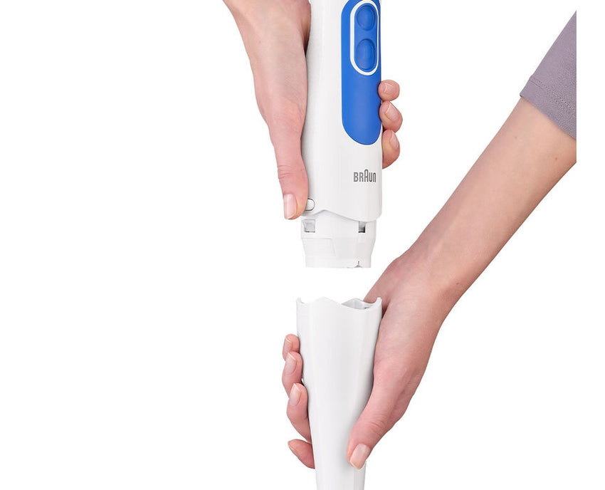 Braun Hand Blender 700W 2 Speed with Chopper Beaker & Whisk ? Efficient Hand Blender