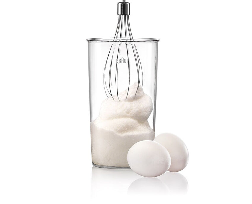 Braun Hand Blender 700W 2 Speed with Chopper Beaker & Whisk ? Efficient Hand Blender