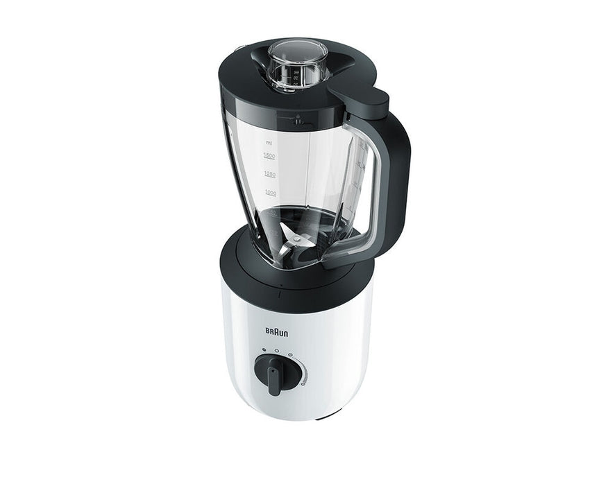 Braun Jug Blender 800W Variable Speed 1.5L Jug White ? High-Power Blender for Smooth Results