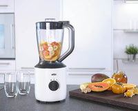 Braun Jug Blender 800W Variable Speed 1.5L Jug White ? High-Power Blender for Smooth Results