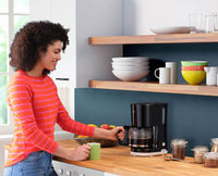 Braun Coffee Machine 1000W Anti-Drip Auto Shutoff Black ? Reliable & Convenient Coffee Brewing