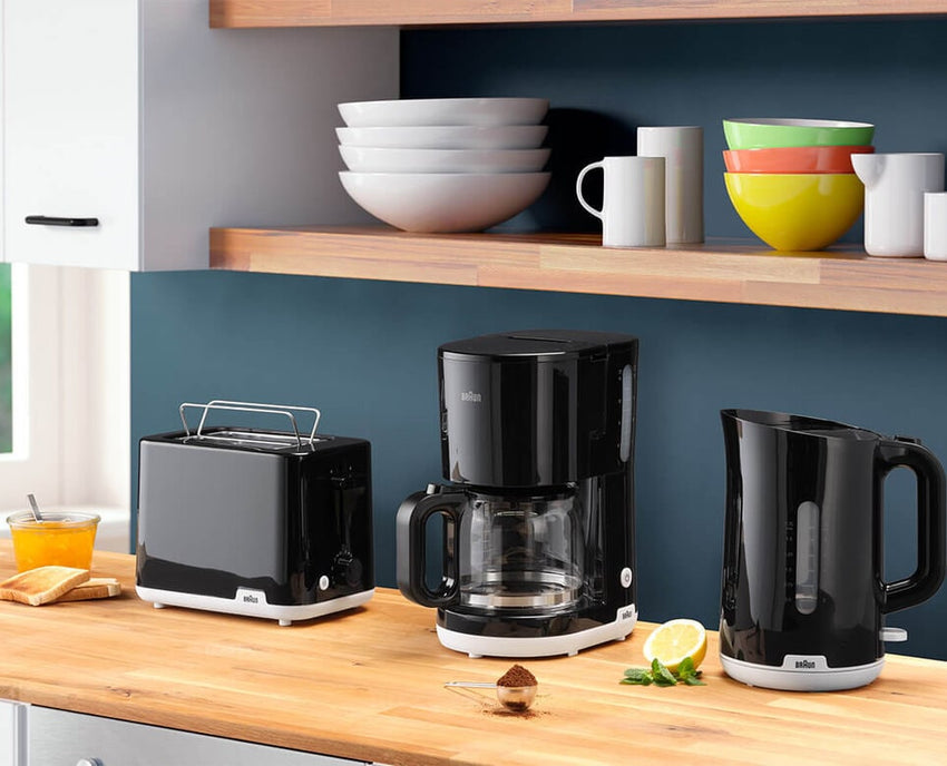 Braun Coffee Machine 1000W Anti-Drip Auto Shutoff Black ? Reliable & Convenient Coffee Brewing