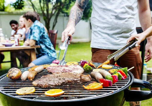 Admiral 105x71x85cm Charcoal Grill, Spacious BBQ Grill for Family Gatherings