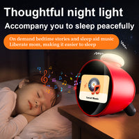 Leedor AI Clock Red - Voice Activated Ai Clock
