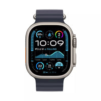 Apple Watch Ultra 2 GPS + Cellular 49mm Natural Titanium Case with Navy Ocean Band