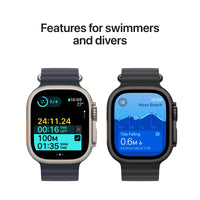 Apple Watch Ultra 2 GPS + Cellular 49mm - Natural Titanium / Tan Alpine Loop (Medium)