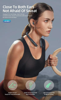 LEEDOR Pure Sound Magnetic Wireless BT5.3 Sports Headphones  LD-803