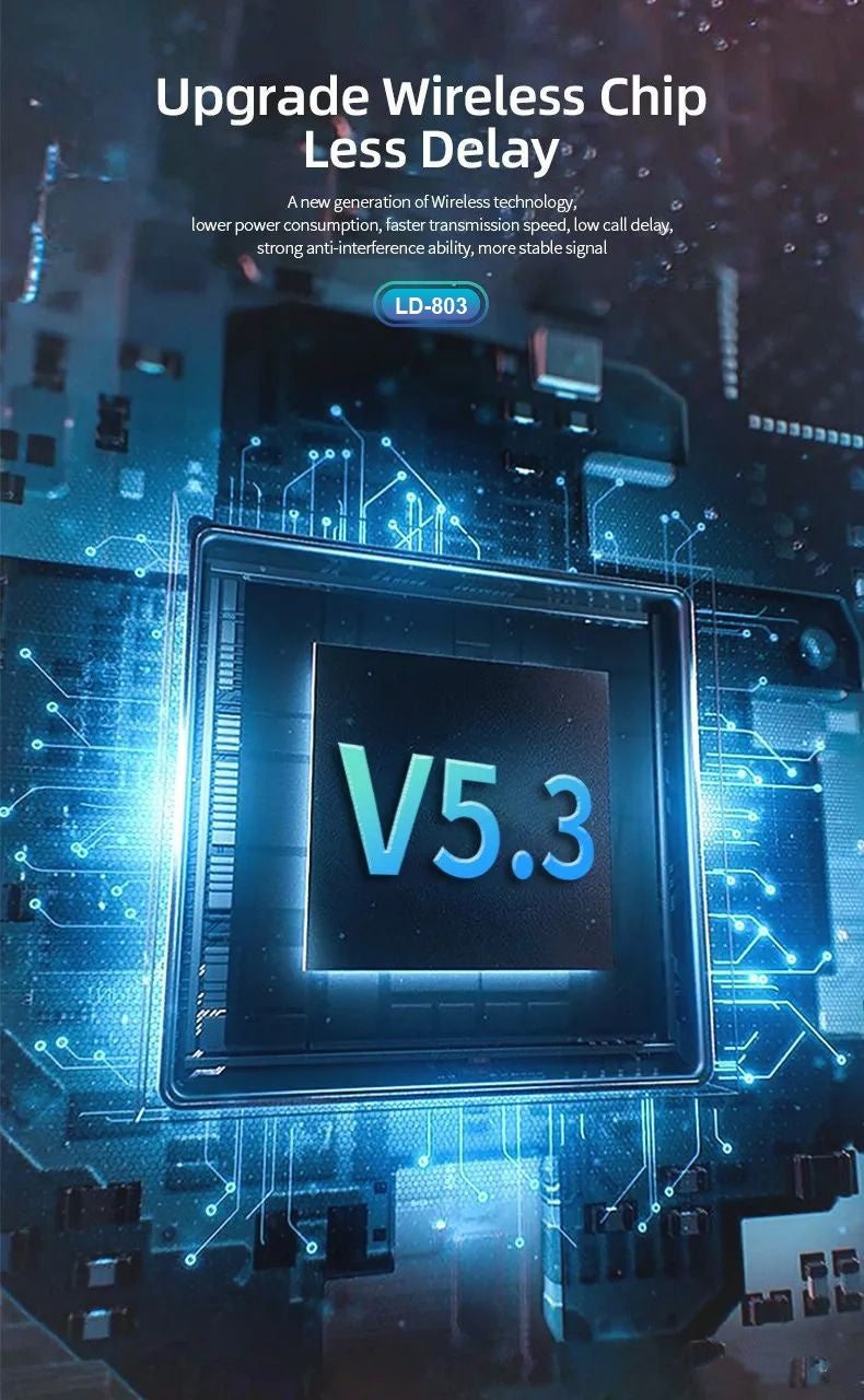 LEEDOR Pure Sound Magnetic Wireless BT5.3 Sports Headphones  LD-803