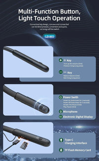 LEEDOR Pure Sound Magnetic Wireless BT5.3 Sports Headphones  LD-803