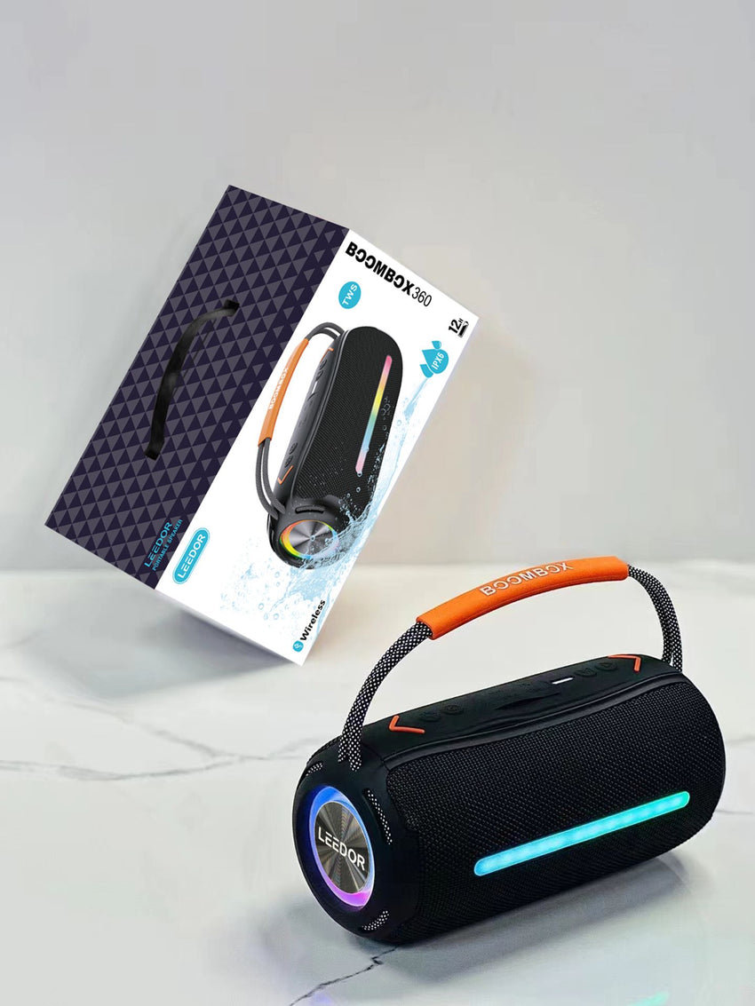 LEEDOR Outdoor Portable Bluetooth Speaker Cute Mini Speaker BM360