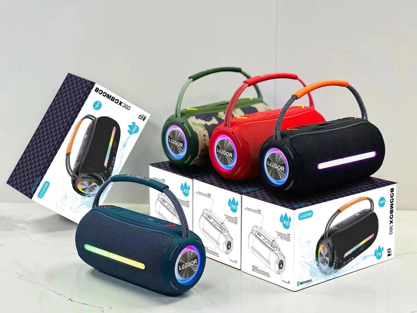 LEEDOR Outdoor Portable Bluetooth Speaker Cute Mini Speaker BM360