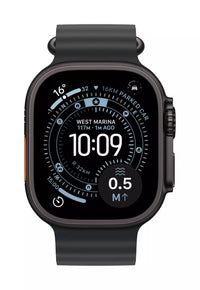 Apple Watch Ultra 2 GPS + Cellular 49mm - Black Titanium Case w/ Black Ocean Band