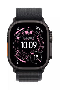 Apple Watch Ultra 3 49mm - Black Titanium, Black Alpine Loop (Large) - MF0X4AF/A