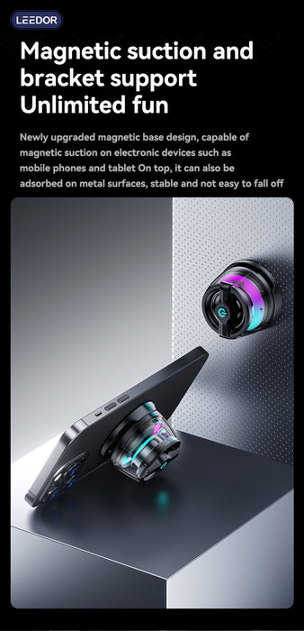 LEEDOR Mobile Phone Stand Sports Outdoor Camping Magnetic Audio New Mini Bluetooth Speaker JY88