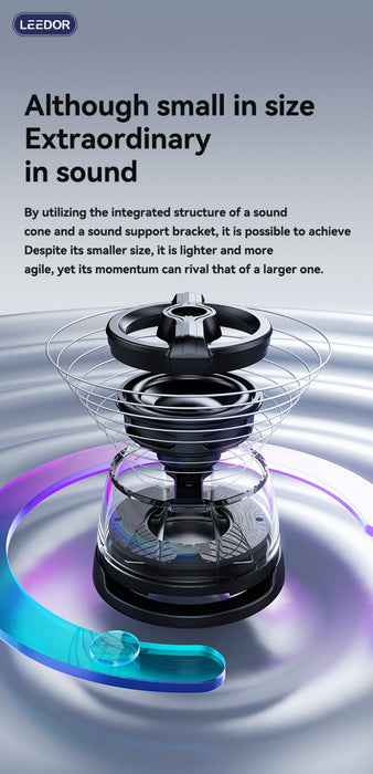 LEEDOR Mobile Phone Stand Sports Outdoor Camping Magnetic Audio New Mini Bluetooth Speaker JY88