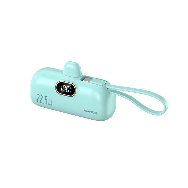 LEEDOR HT-DX268: 22.5W Ultra-Fast 5000mAh Power Bank Blue