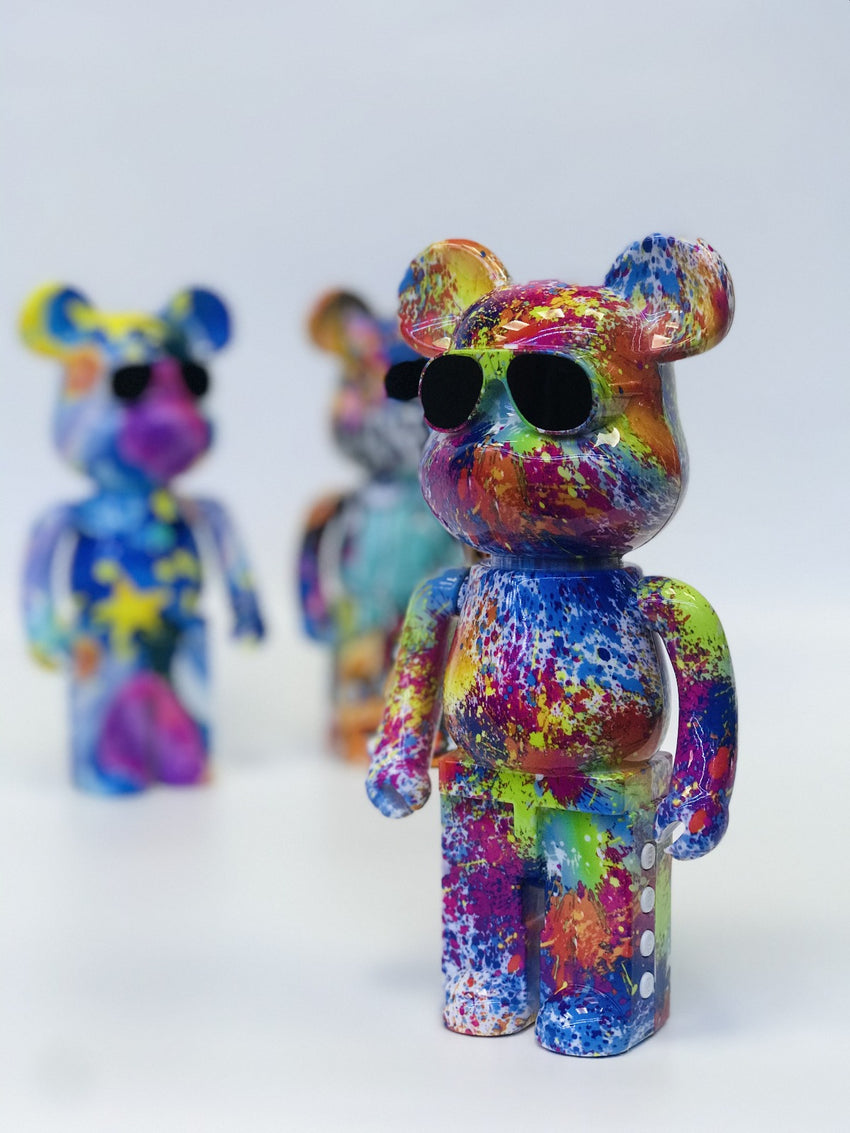 LEEDOR LD-B5  SPEAKER COLOURFUL PAINTING VILOENT BEAR GRAFFITI