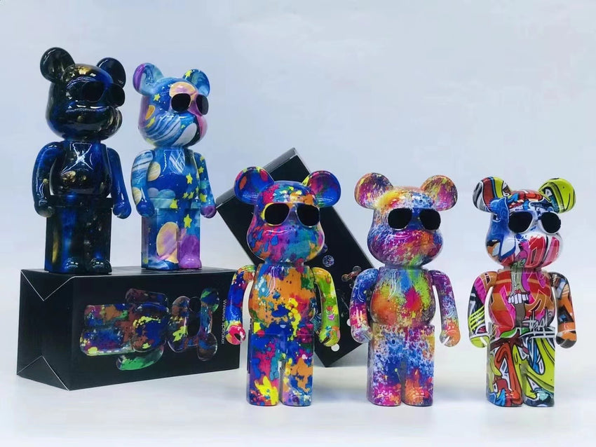 LEEDOR LD-B5  SPEAKER COLOURFUL PAINTING VILOENT BEAR GRAFFITI