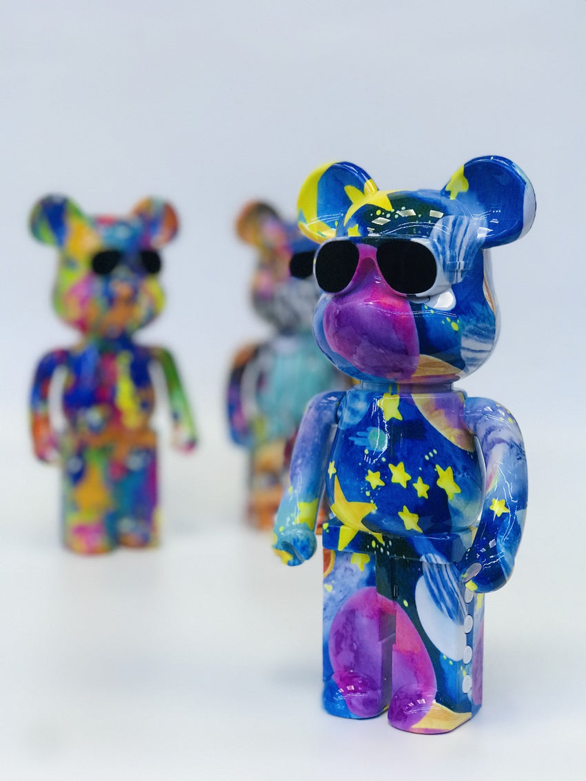 LEEDOR LD-B5  SPEAKER COLOURFUL PAINTING VILOENT BEAR GRAFFITI