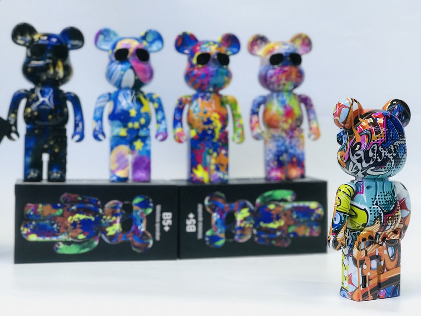 LEEDOR LD-B5  SPEAKER COLOURFUL PAINTING VILOENT BEAR GRAFFITI