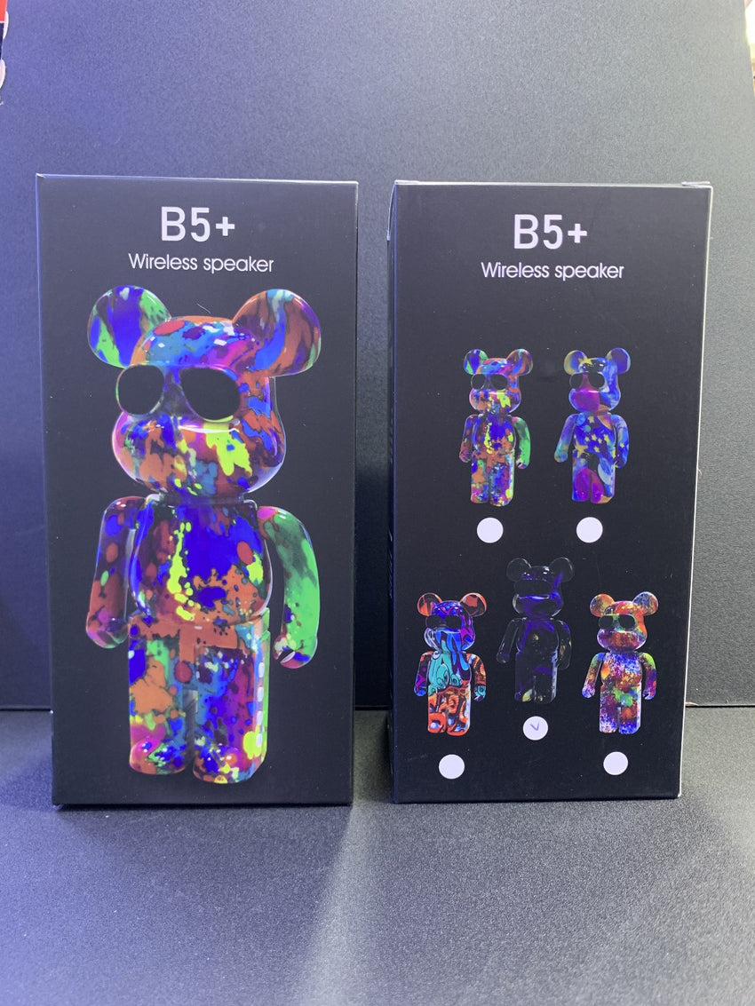 LEEDOR LD-B5  SPEAKER COLOURFUL PAINTING VILOENT BEAR GRAFFITI