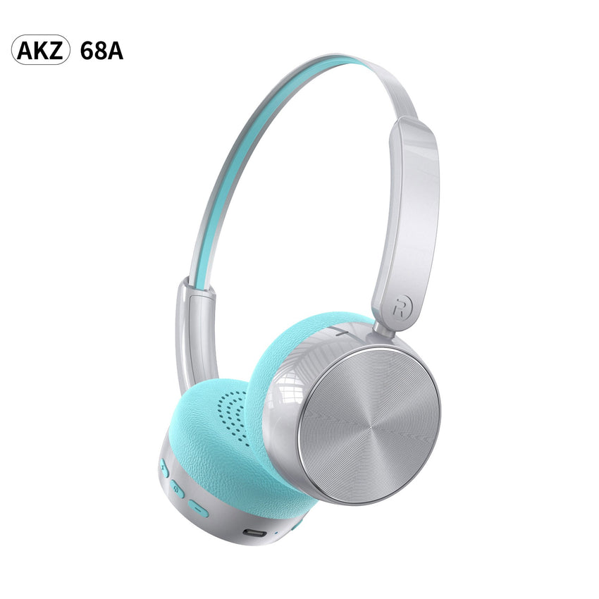 LEEDOR LD-AKZ 68A Wireless Bluetooth Headphones, 70H Playback, Deep Bass, Noise Cancelling Mic