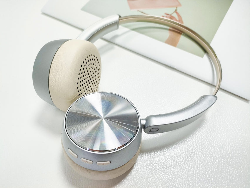 LEEDOR LD-AKZ 68A Foldable Wireless Headphones, Hi-Fi Stereo Sound, Comfortable Memo ry Earmuffs