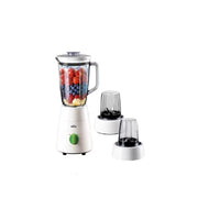 Braun Blender Glass Jar 500W with 2 Mill ? Compact & Durable Glass Blender