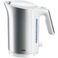 Braun 3000W QuickBoil Water Kettle with 1.7L Capacity, Cordless and BPA-Free, Modern White Design
