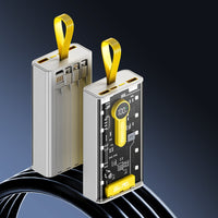 LEEDOR YM-743 Ultra-High Capacity 10000mAh Portable Charger with Integrated Cable