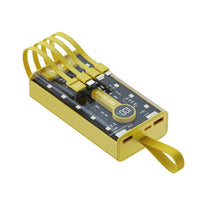 LEEDOR YM-743 Ultra-High Capacity 10000mAh Portable Charger with Integrated Cable