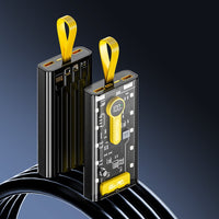 LEEDOR YM-743 Ultra-High Capacity 10000mAh Portable Charger with Integrated Cable