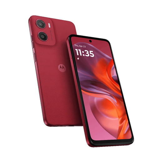 Moto G05 4 GB RAM + 8GB Ram 256GB Memory Dual Sim 4G Plum Red