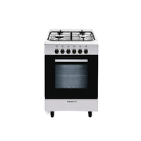Glemgas Gas Cooker 4 burners 53X50cm GLAS5511GI01BG - Stainless Steel
