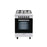 Glemgas Gas Cooker 4 burners 53X50cm GLAS5511GI01BG - Stainless Steel